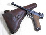 German Imperial Navy Luger Pistol 1917 Date With Holster And Capture Papers - 1 of 25
