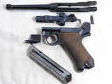German Imperial Navy Luger Pistol 1917 Date With Holster And Capture Papers - 23 of 25