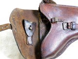 German Imperial Navy Luger Pistol 1917 Date With Holster And Capture Papers - 6 of 25