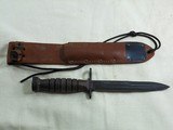 M 4 Bayonet By Cammillus With Leather Scabbard - 3 of 3