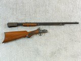 Winchester Model 1890 In Rare Semi Deluxe With Factory Letter - 22 of 25