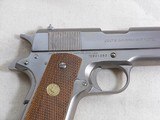 Colt Mark IV Series 70 Government Model With Custom Shop Electroless Nickel Finish - 3 of 21