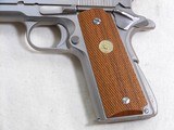 Colt Mark IV Series 70 Government Model With Custom Shop Electroless Nickel Finish - 9 of 21