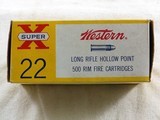 Western Cartridge Co. 22 Long Rifle Hollow Point Bullets In Full Original "Brick" - 4 of 4