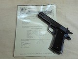 Colt Model "Ace" 22 Self Loading Second Year Production With Factory Letter And Box - 23 of 24