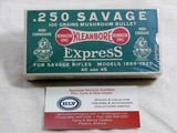 Remington U.M.C. Locomotive Dog Bone Box In 250 Savage - 1 of 3