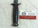 Original W.W.2 Military M3 Fighting Knife With Leather Scabbard - 7 of 9