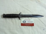 Original W.W.2 Military M3 Fighting Knife With Leather Scabbard - 5 of 9