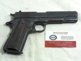 W.W.2 Early Ithaca Model 1911-A1 Pistol With Original Holster - 4 of 22