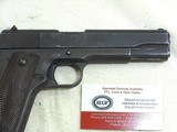 W.W.2 Early Ithaca Model 1911-A1 Pistol With Original Holster - 6 of 22
