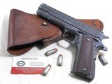 W.W.2 Early Ithaca Model 1911-A1 Pistol With Original Holster - 1 of 22