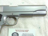 Colt Model 1911-A1 Civilian Government Model 45 A.C.P. In The Rare Nickel Finish With Original Box - 10 of 19