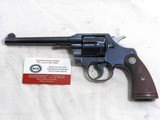 Colt Official Police Revolver 1930's Production With Original Box In 38 Special - 6 of 20