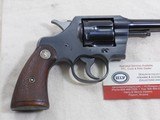 Colt Official Police Revolver 1930's Production With Original Box In 38 Special - 11 of 20