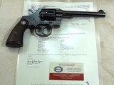 Colt Official Police Revolver 1930's Production With Original Box In 38 Special - 4 of 20