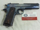 Colt Civilian Model 1911 Pistol 1917 Production In Original Condition - 5 of 20