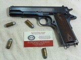 Colt Civilian Model 1911 Pistol 1917 Production In Original Condition