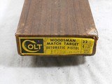 Colt Woodsman Match Target Third Series With Original Box - 3 of 20