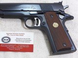 Colt 45 A.C.P. Gold Cup Model 1911 Pistol With It's Original Box And Test Target - 6 of 25
