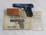 Colt Model 1908 Pistol In 380 A.C.P. With factory Letter And Accessories - 1 of 21