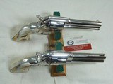 Consecutive Pair of Colt Third Generation Single Action Army Pistols In 44 Special With Nickel Finish - 7 of 11