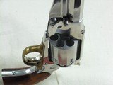 Fine Italian Copy Of The Remington Model 1858 44 Cap & Ball Army Revolver In Nickel Finish - 7 of 8
