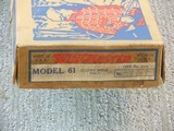 Winchester Model 61 Chambered For The 22 Long Rifle Only New With It's Original Colorful Graphics Box - 4 of 17