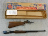 Winchester Model 61 Chambered For The 22 Long Rifle Only New With It's Original Colorful Graphics Box - 1 of 17