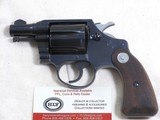 Colt Detective Special 1960's Era New In It's Original Box And Papers - 7 of 14