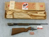 Winchester Model 61 Pump Rifle In Rare 22 Short Only With Original Box - 3 of 23