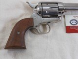 Colt Single Action Army Third Generation In 357 Magnum Nickel Finish In Original Box - 8 of 17