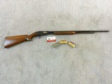 Winchester Model 61 22 Long Rifle Shot Only Counter Bored Shotgun With Matted Sight Channel - 1 of 18