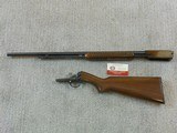 Winchester Model 61 Rare Smooth Bore Non Counterbored 22 Long Rifle Shot Only With Original Box - 5 of 14