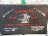 Winchester Model 37 Red Letter Series Folding Pocket Knifes Limited Edition Of 2000 - 4 of 4