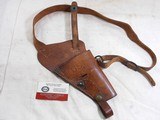 Smith & Wesson Victory Model U.S. Navy Revolver With Original Navy Shoulder Holster - 2 of 19