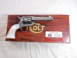 Colt Third Generation S.A.A. In 44 Special With Steer Head Pearl Grips New In Box - 1 of 13