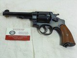 Smith & Wesson Model 1917 Revolver With Original Holster World War One Issue - 6 of 19