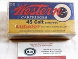 Western Bulls Eye Box For 45 Colt