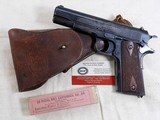 Remington U.M.C. Model 1911 Service Pistol In Original Condition. - 1 of 22