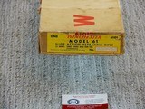 Winchester Model 61 Standard Rifle In 22 Short, Long And Long Rifle New In In The Original Box - 3 of 14