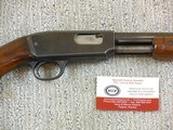 Winchester Model 61 Early Counter Bored 22 Shotgun With Grooved And Matted Receiver Top - 4 of 18