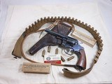 colt model 1909 military pistol rig complete with original ammunition