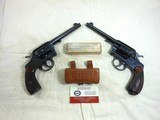 Pair Of Colt 1905 U.S.M.C. Revolvers One Military Issued One Civilian Issued