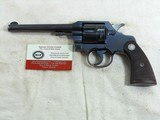 Colt Official Police Revolver In 22 Long Rifle - 2 of 15
