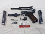Mauser byf 41 Code Luger Pistol Rig World War 2 Issued - 18 of 18