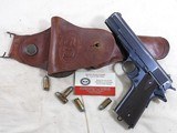 Colt Model 1911 In First Year Production With 1912 Holster In Original Condition - 1 of 25