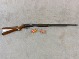 Winchester Model 61 In 22 Long Rifle Only With Octagonal Barrel And Tang Sight Near New Condition