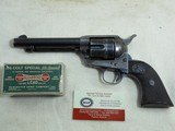 Colt First Generation Single Action Army In Rare 38 Colt Special In Fine Original Condition.