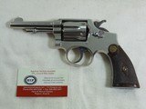 Smith & Wesson Model 1905 Fourth Change In 32 W.C.F. With Factory Nickel Finish. - 2 of 14