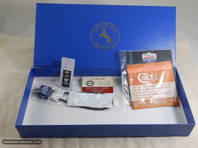 Colt Custom Shop Single Action Army Full Blued Finish In 38 Special New In Box - Image 2 of 16